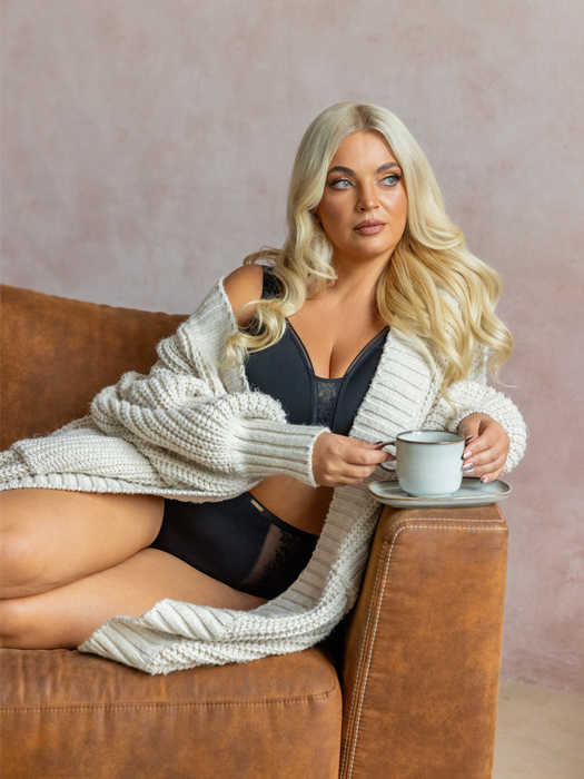 Бюстгальтер без косточек Kris Line Noa Soft Pro Comfort (Черный) – фото 4