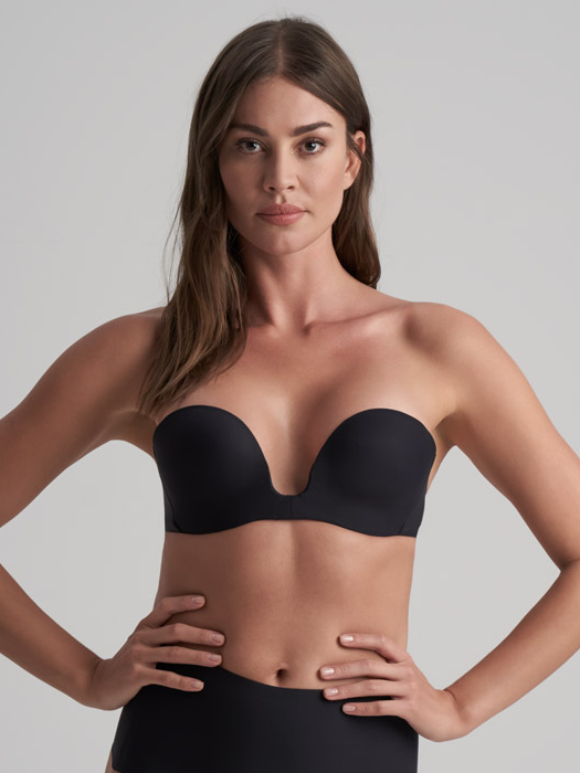 Бюстгальтер BYE BRA Deep Plunge Strapless (Черный) – фото 1