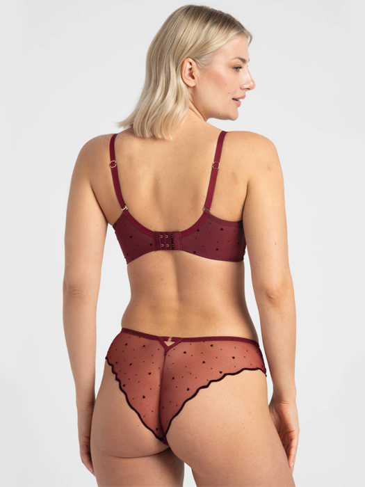 Трусы бразильяно Samanta Melania M300 (Burgundy)