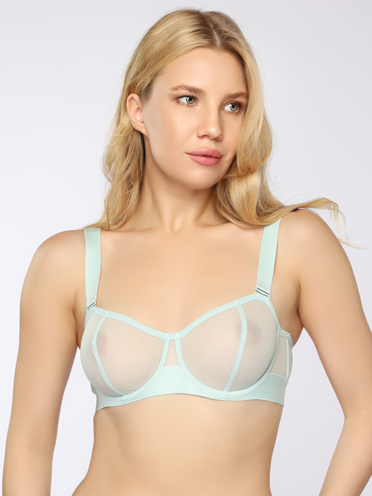 Бюстгальтер с мягкой чашкой DKNY Sheers 4939 (Teal Mist)