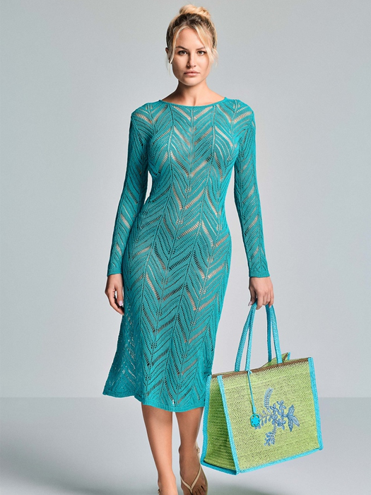 Платье Vacanze Italiane Sole Maxi Dress (Smerald)