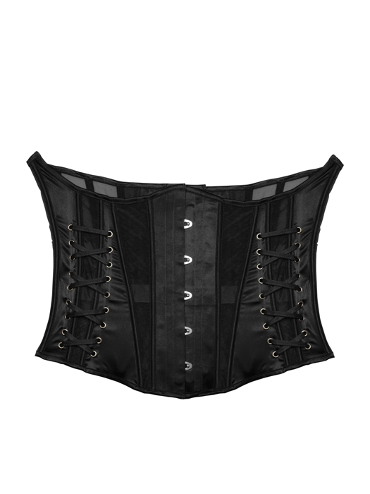 Корсет Bettie Page Etta Tie Underbust (Black)