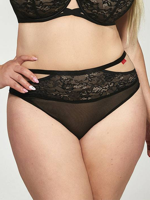 Трусы высокие Kris Line Luella (Black)