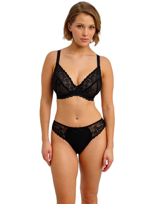 Бюстгальтер с мягкой чашкой Freya Quinn Plunge Bra (Black)