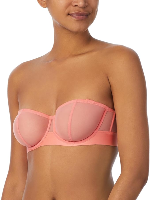 Бюстгальтер с мягкой чашкой DKNY Sheers 4939 (Коралловый) – фото 4