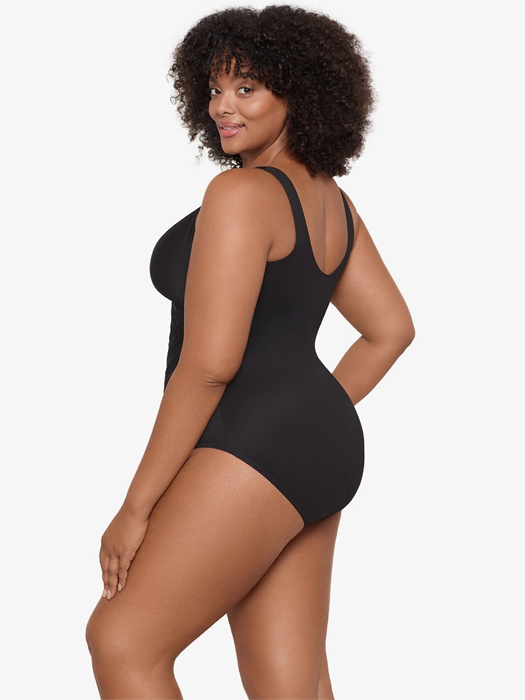Слитный купальник Miraclesuit Plus Size Oceanus One Piece (Black)