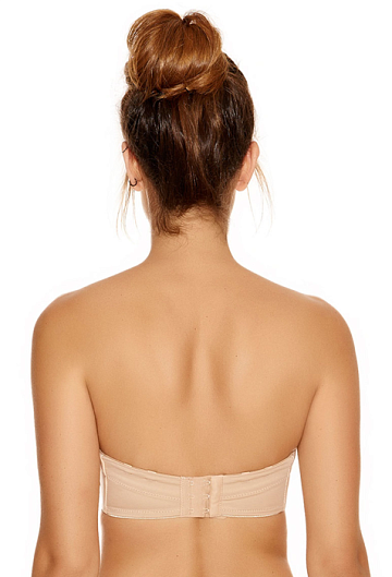 Бюстгальтер без бретелей Fantasie Smoothing Moulded Strapless (Бежевый) – фото 4