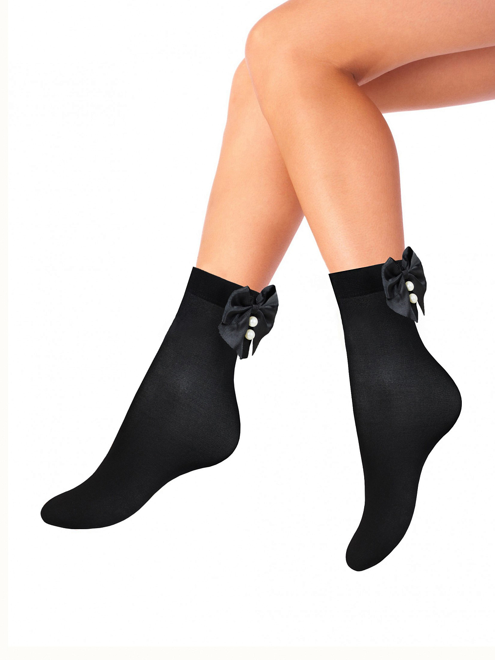 Носки Mademoiselle Bow (Черный)
