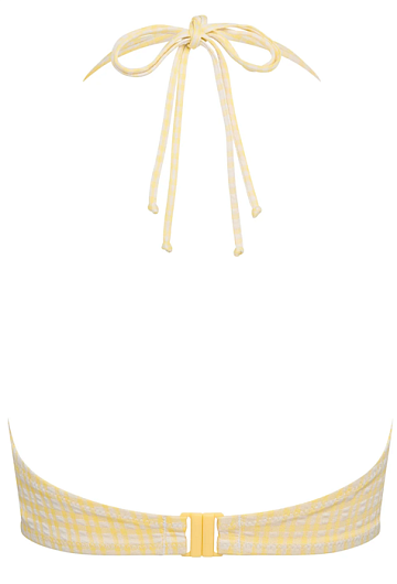 Верх купальника Miss Mandalay Jolie Halter Bikini Top (Желтый) – фото 3