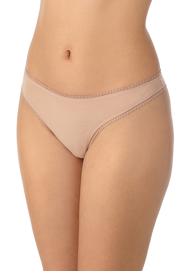 Трусы стринги On Gossamer Mesh Hip (Бежевый) – фото 1