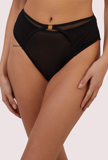 Трусы высокие Playful Promises Holland (Black)
