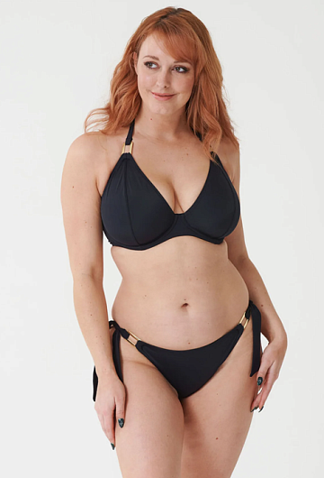 Низ купальника с завязками Miss Mandalay Boudoir Beach (Black)