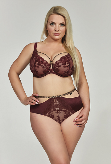 Бюстгальтер Kris Line Selena Soft Lace (Burgundy)