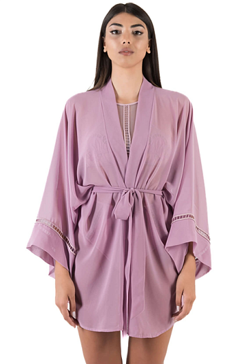 Туника пляжная District Macrame (Лиловый)