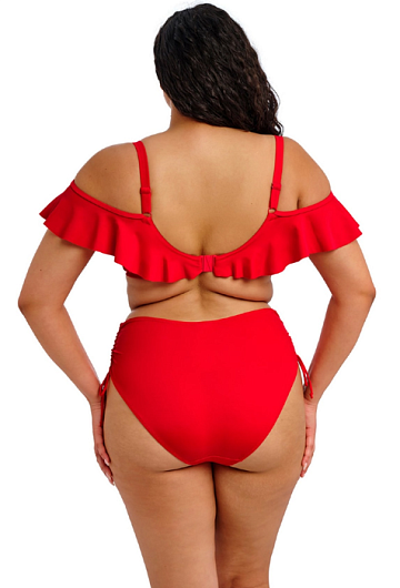 Верх купальника Elomi Plain Sailing Bardot Bikini Top (Красный) – фото 3