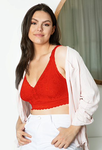 Бюстгальтер без косточек Parfait Adriana (Racing Red)