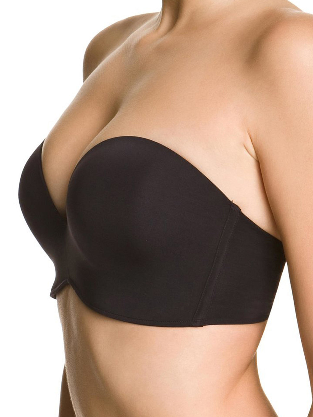 Бюстгальтер без бретелей Wonderbra Ultimate Strapless (Черный) – фото 3