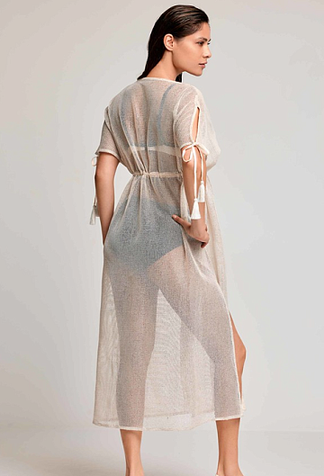 Платье Туника David Rocho Maxi Cover Up (White)