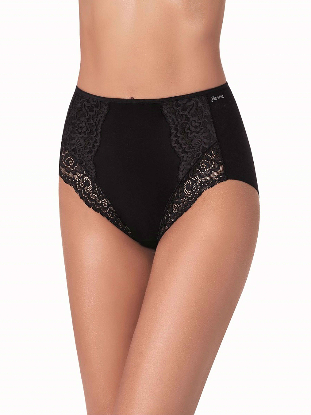 Трусы Lace Cotton Band Janira (Negro)