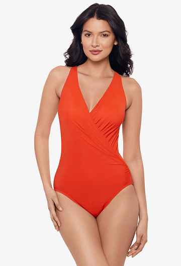 Слитный купальник Miraclesuit Wrapsody (Arancio)