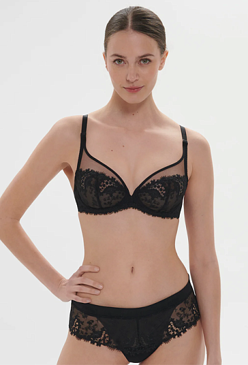 Бюстгальтер с мягкой чашкой Simone Perele Wish 12B319 (Black)
