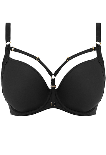 Бюстгальтер с твердой чашкой Freya Temptress Moulded Plunge (Black)