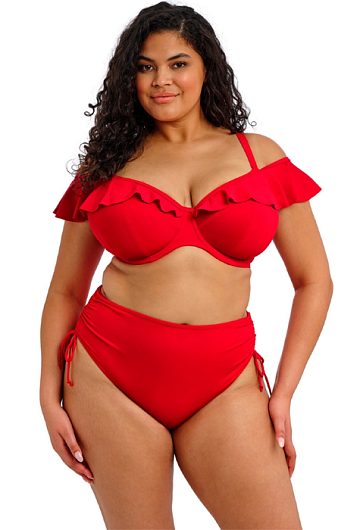 Верх купальника Elomi Plain Sailing Bardot Bikini Top (Красный) – фото 1