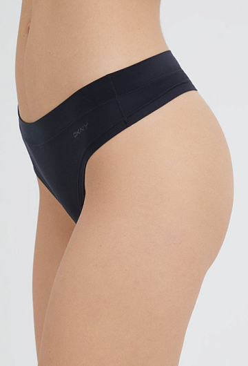 Трусы стринги DKNY Active Comfort (Черный) – фото 2