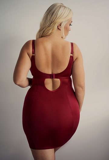 Комбинация Kris Line Rubin Soft Full Cup (Бордовый)  – фото 2