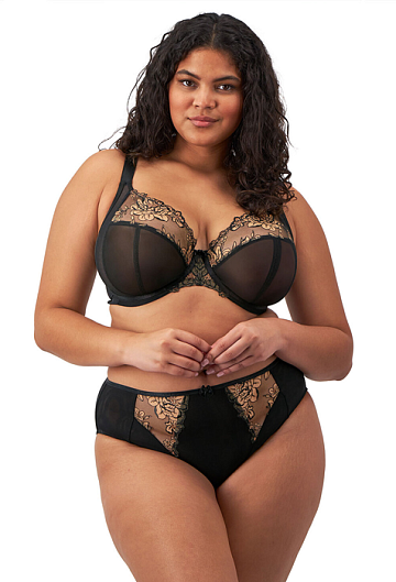 Бюстгальтер с мягкой чашкой Elomi Teagan Plunge (Black)