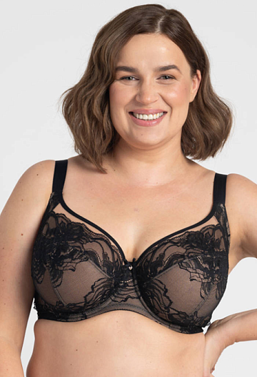 Бюстгальтер с мягкой чашкой Samanta Mystery A910 (Black)