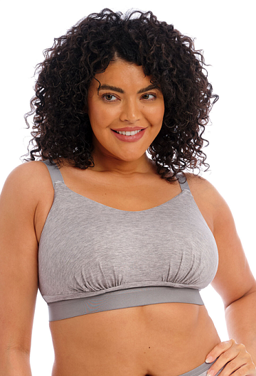 Бралетт без косточек Elomi Downtime Bralette (Grey Marl) – фото 2