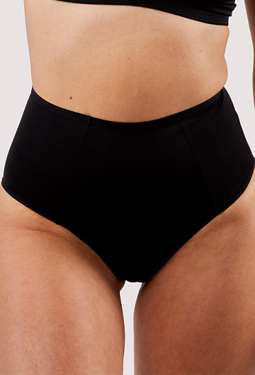 Трусы Deja Day Second Skin Recycled Highwaist (Черный) – фото 1