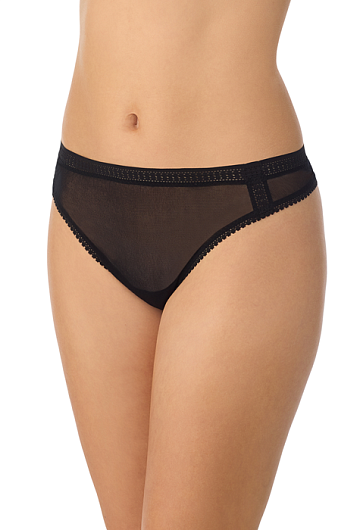 Трусы стринги On Gossamer Hi Cut (Black)