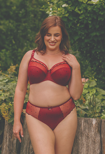 Бюстгальтер с мягкой чашкой Samanta Melania A910 (Burgundy)