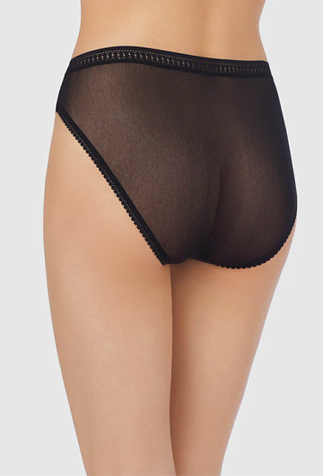 Трусы слипы On Gossamer Mesh Hi Cut (Black)