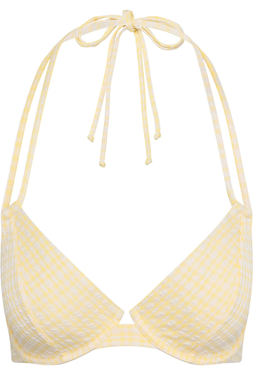 Верх купальника Miss Mandalay Jolie Halter Bikini Top (Yellow)