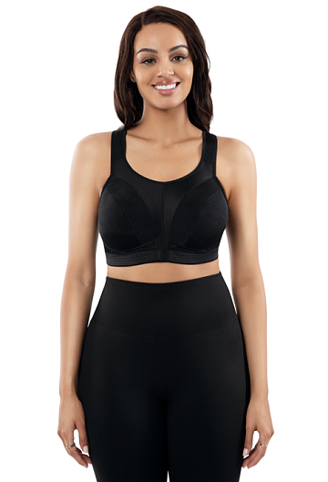 Спортивный бюстгальтер без косточек Parfait Active (Black)
