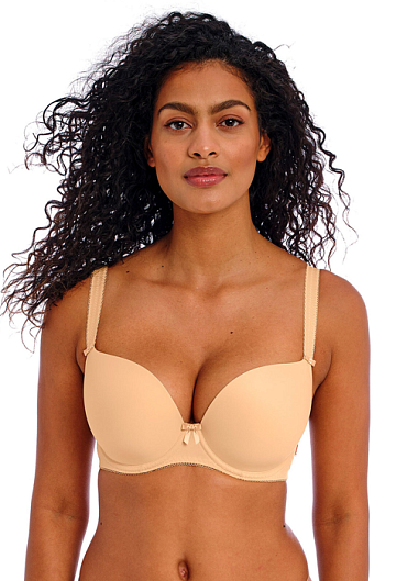Бюстгальтер с твердой чашкой Freya Deco Moulded Plunge (Бежевый) – фото 4