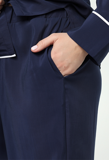 Брюки домашние (Темно-синий)