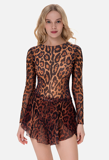 Шорты Rodasoleil "Леопард 25"