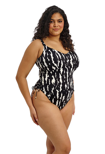 Слитный купальник без косточек Elomi Echo Shell (Black)