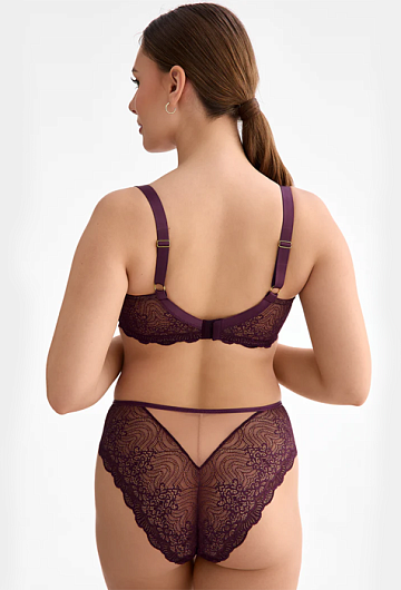 Трусы танга Ewa Bien Maribel C511 (Dark Plum) 