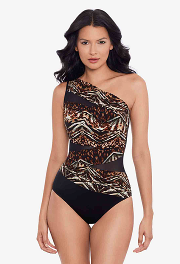 Слитный купальник Miraclesuit Jena (Black/Multi)