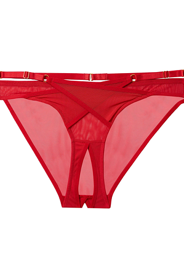 Трусики бразильяно Playful Promises Eddie (Ruby Red)  – фото 1