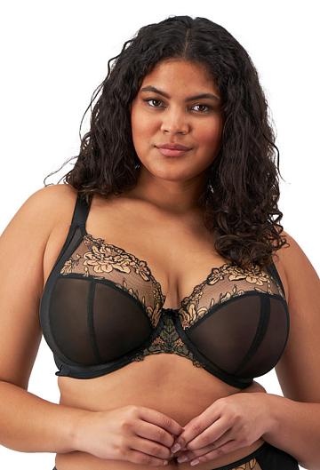 Бюстгальтер с мягкой чашкой Elomi Teagan Plunge (Black)