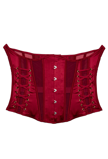 Корсет Bettie Page Etta Tie Underbust (Red)