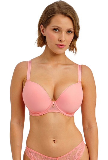 Бюстгальтер с твердой чашкой Freya Fascinate Moulded Plunge (Персик) – фото 1