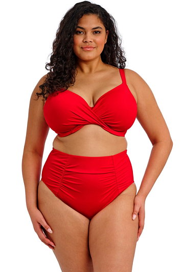 Верх купальника Elomi Plain Sailing Plunge Bikini Top (Красный) – фото 1