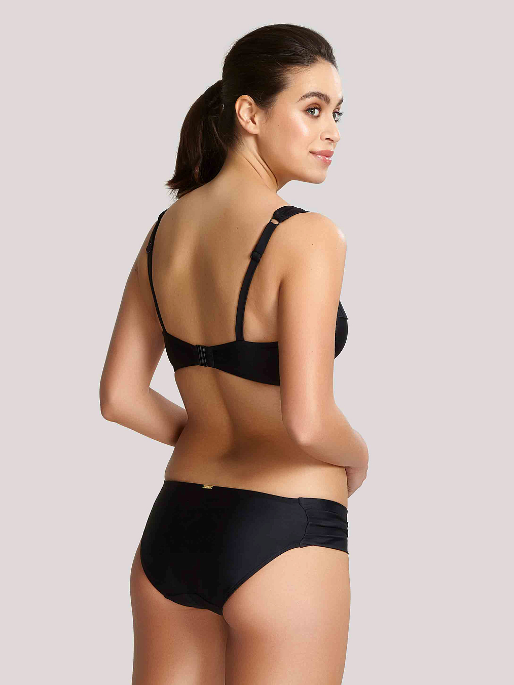 Низ купальника Anya Riva Gather (Black)